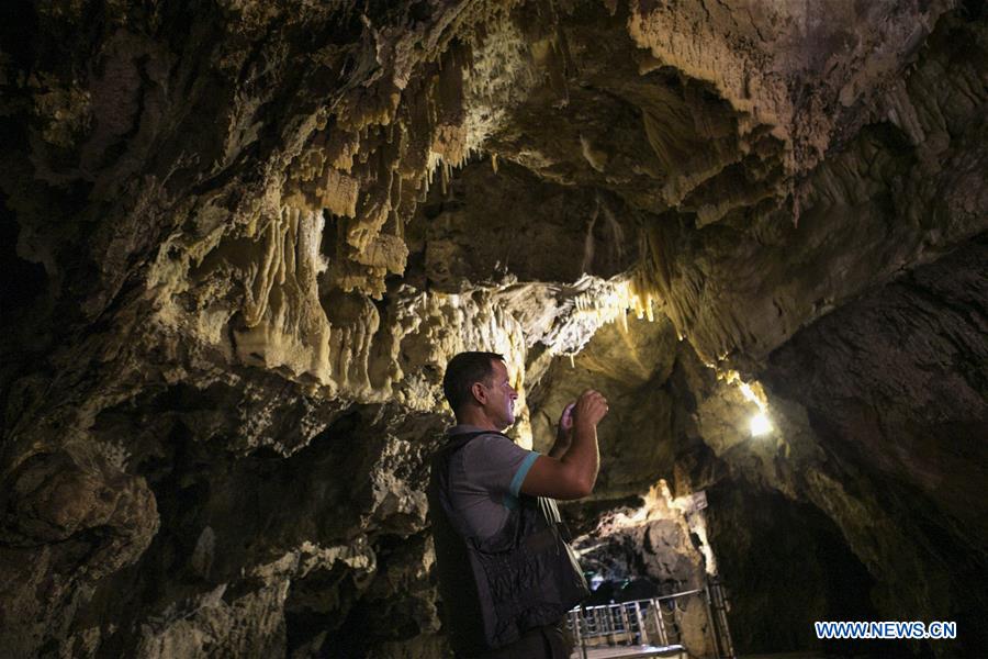 IRAN-HAMEDAN-ALISADR CAVE