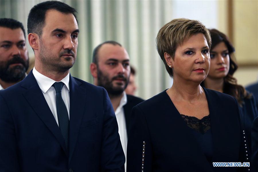 GREECE-ATHENS-RESHUFFLED CABINET-SWEARING-IN