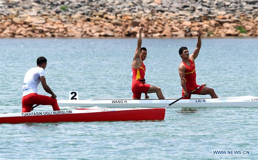 (SP)INDONESIA-PALEMBANG-ASIAN GAMES-MEN'S CANOE DOUBLE (C2) 1000M