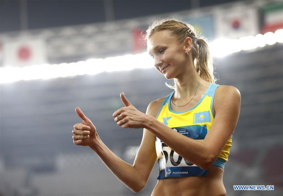 (SP)INDONESIA-JAKARTA-ASIAN GAMES-ATHLETICS-WOMEN'S TRIPLE JUMP