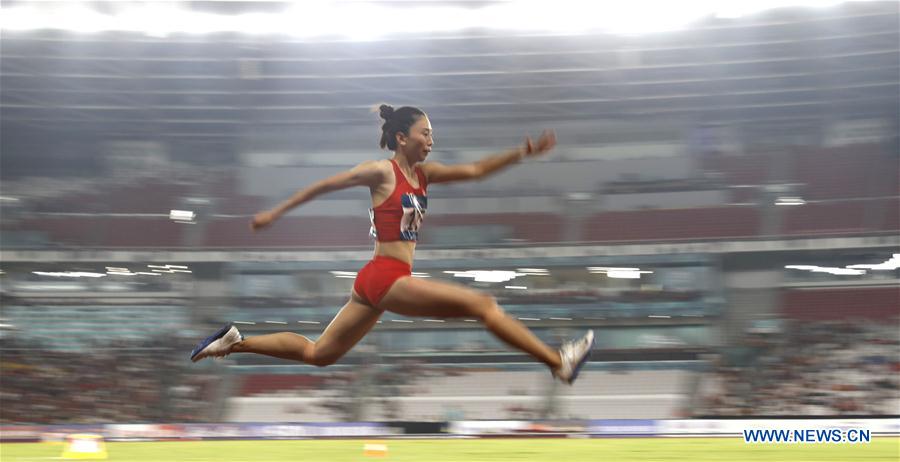 (SP)INDONESIA-JAKARTA-ASIAN GAMES-ATHLETICS-WOMEN'S TRIPLE JUMP