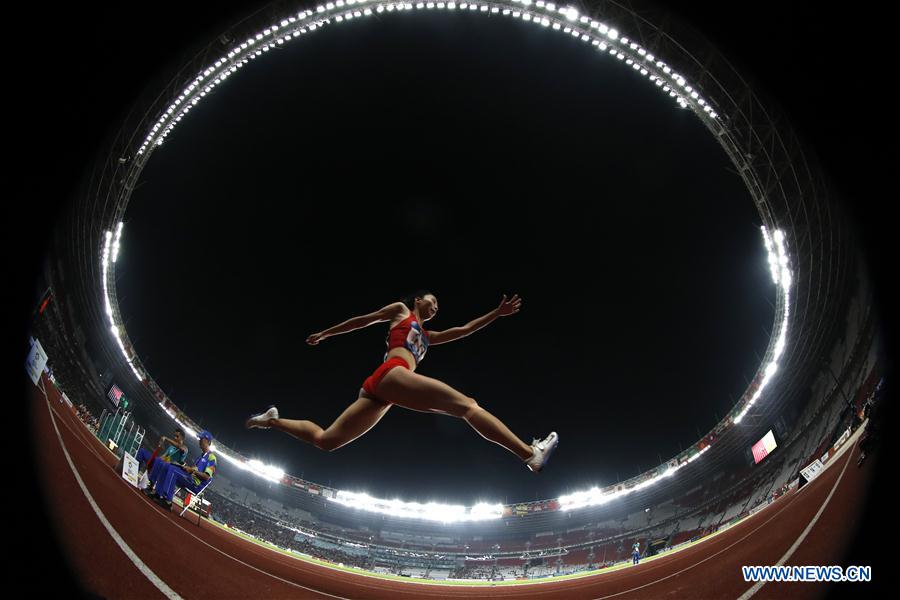 (SP)INDONESIA-JAKARTA-ASIAN GAMES-ATHLETICS-WOMEN'S TRIPLE JUMP