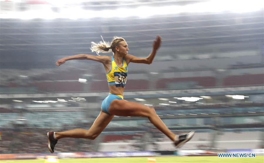 (SP)INDONESIA-JAKARTA-ASIAN GAMES-ATHLETICS-WOMEN'S TRIPLE JUMP