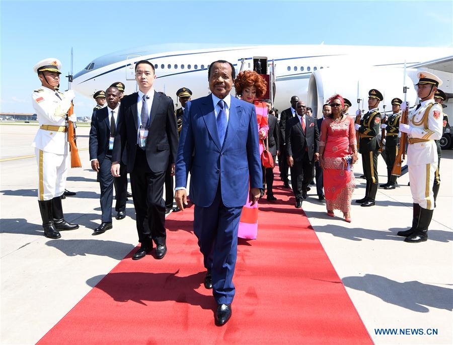 CHINA-BEIJING-CAMEROON-PRESIDENT-ARRIVAL (CN)