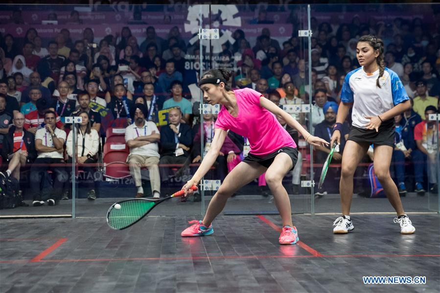 (SP)INDONESIA-JAKARTA-ASIAN GAMES-SQUASH