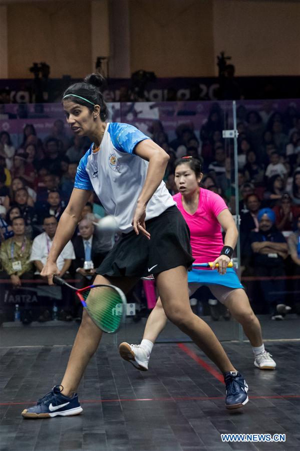 Highlights of Squash Women's Team Gold Medal Match at 18th Asian Games