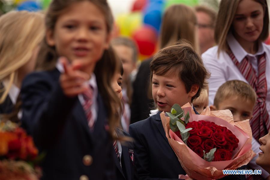 RUSSIA-MOSCOW-FIRST DAY OF SCHOOL