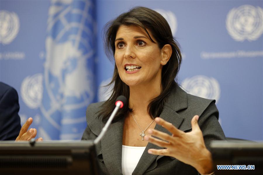 UN-SECURITY COUNCIL-PRESIDENCY-U.S.-NIKKI HALEY