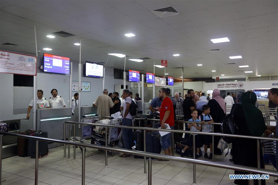 LIBYA-TRIPOLI-AIRPORT-REOPEN