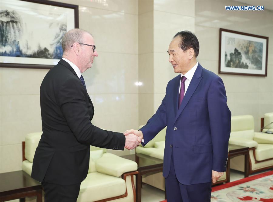 CHINA-XINHUA-CAI MINGZHAO-AAP-DAVIDSON-MEETING (CN)