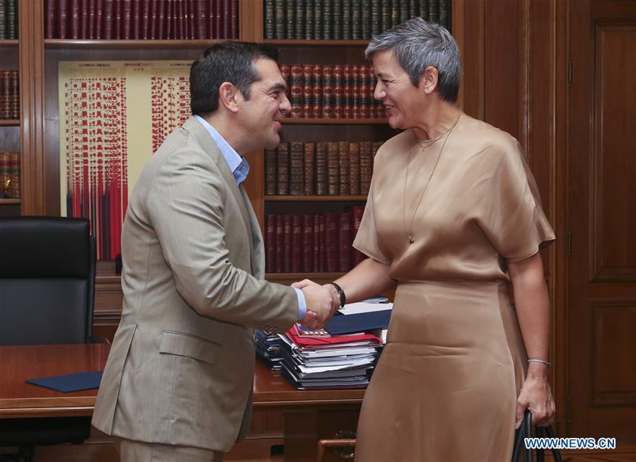 GREECE-ATHENS-EU COMMISSIONER- PRIME MINISTER