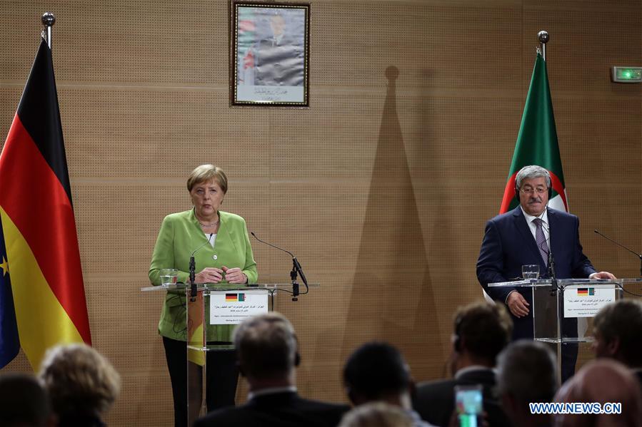 ALGERIA-ALGIERS-GERMANY-MERKEL-VISIT