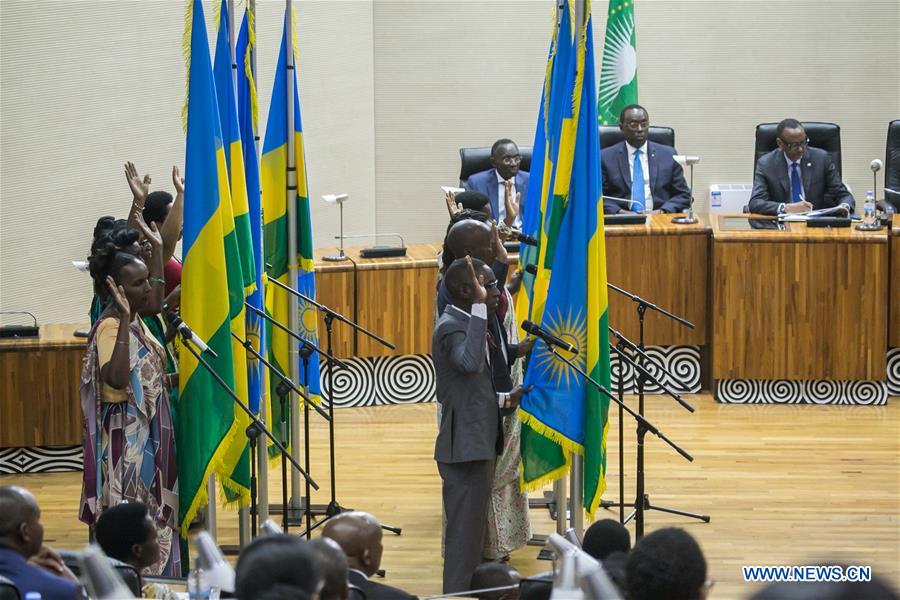 RWANDA-KIGALI-PARLIAMENT MEMBERS-SWEARING IN