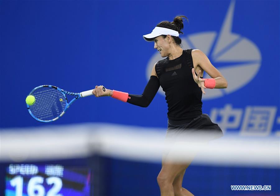 Highlights of singles third round match at WTA Wuhan Open Xinhua