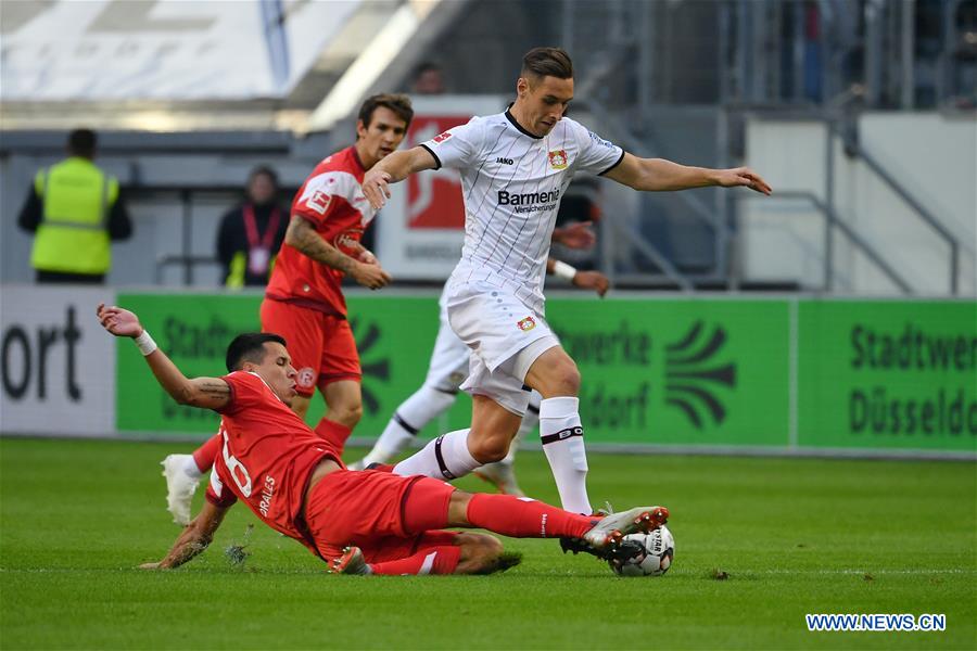 (SP)GERMANY-DUSSELDORF-SOCCER-BUNDESLIGA-FORTUNA DUSSELDORF VS BAYER LAVERKUSEN