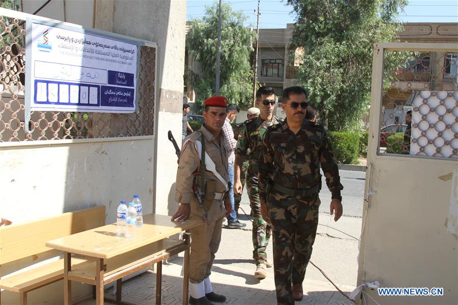 IRAQ-KURDISTAN REGION-ELECTION-SECURITY PERSONNEL-EARLY VOTE