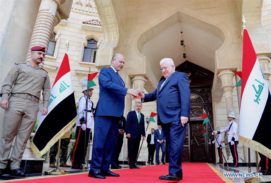 IRAQ-BAGHDAD-PRESIDENT-POWER-HANDOVER CEREMONY