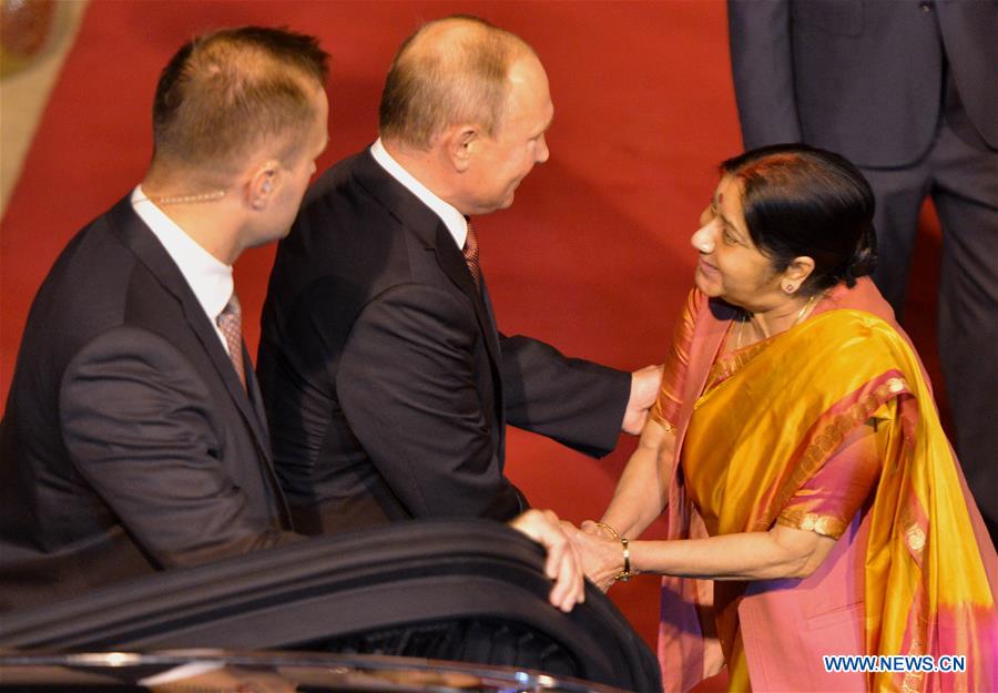 INDIA-NEW DELHI-VLADIMIR PUTIN-VISIT