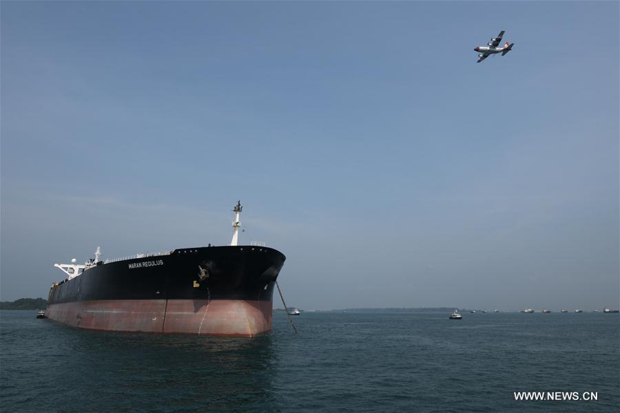 SINGAPORE-OIL SPILL-EXERCISE