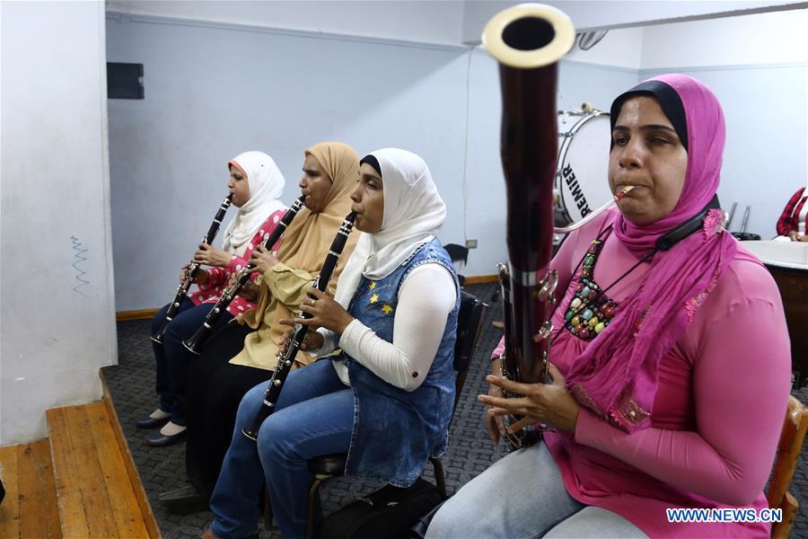 EGYPT-CAIRO-OPERA HOUSE-BLIND FEMALE ORCHESTRA