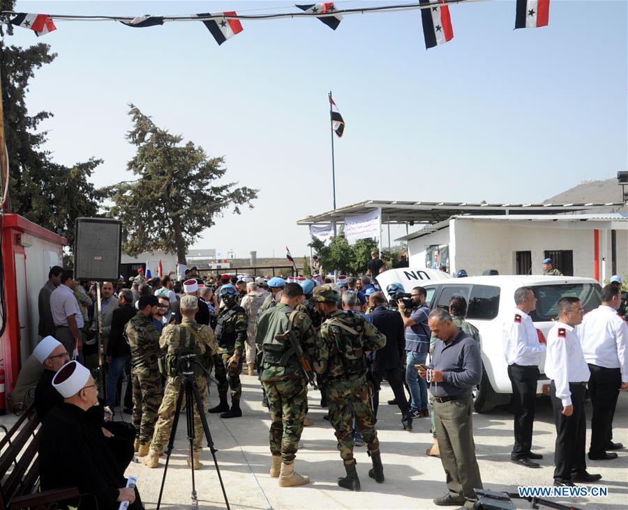 SYRIA-QUNEITRA-OPENING-CROSSING-GOLAN-HEIGHTS