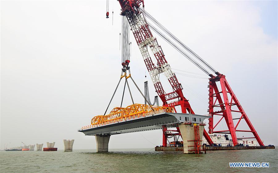 CHINA-HONG KONG-ZHUHAI-MACAO BRIDGE-CONSTRUCTION (CN)