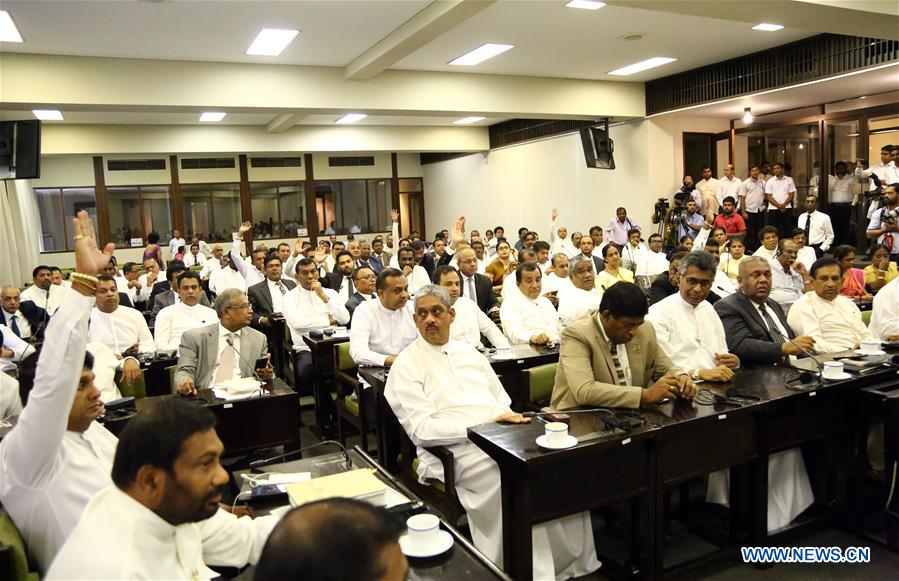 SRI LANKA-COLOMBO-PARLIAMENT-POLITICS