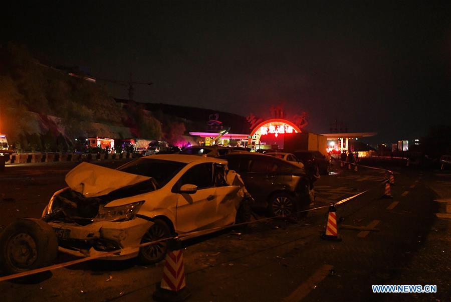 CHINA-GANSU-LANZHOU-TRAFFIC ACCIDENT (CN)