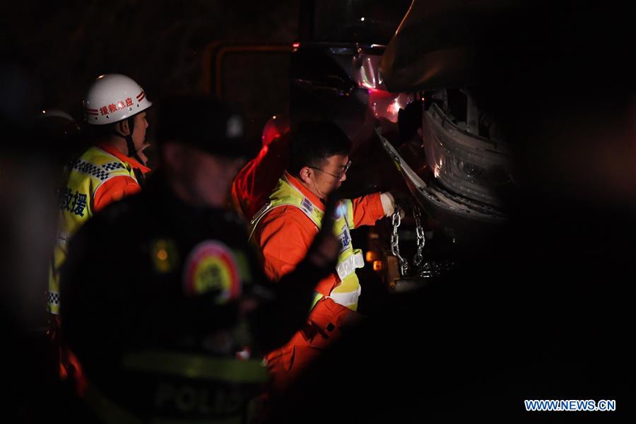 CHINA-GANSU-LANZHOU-TRAFFIC ACCIDENT (CN)