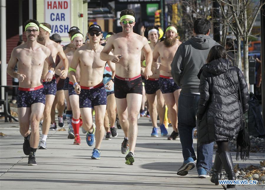 CANADA-VANCOUVER-MOVEMBER UNDIE RUN