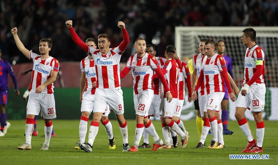 03.08.2021 Belgrade(Serbia) FK Crvena Zvezda(Red Star)-FK Sheriff Tiraspol  Uefa champions league qua