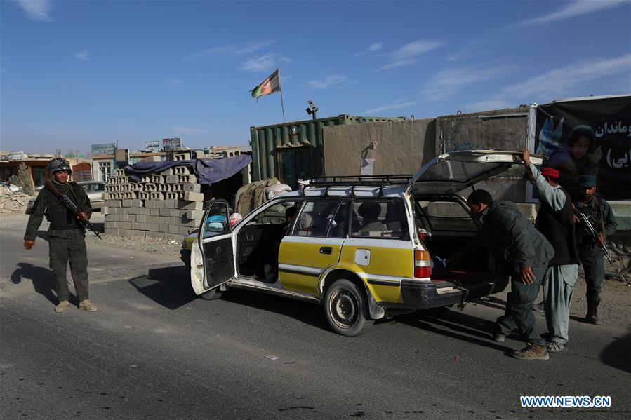 AFGHANISTAN-GHAZNI-SECURITY CHECKPOINT-TALIBAN ATTACK
