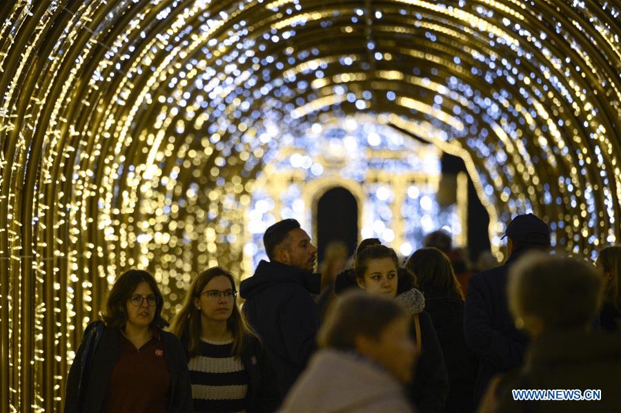 POLAND-WARSAW-WILANOW PALACE-EXHIBITION-ROYAL GARDEN OF LIGHT