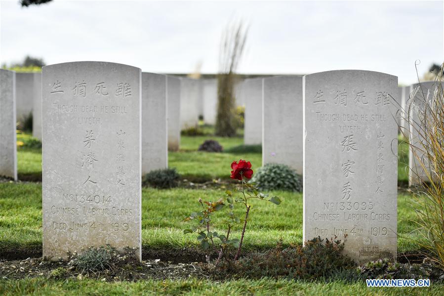 FRANCE-NOYELLES-SUR-MER-WWI-CHINESE WORKERS-CEMETERY