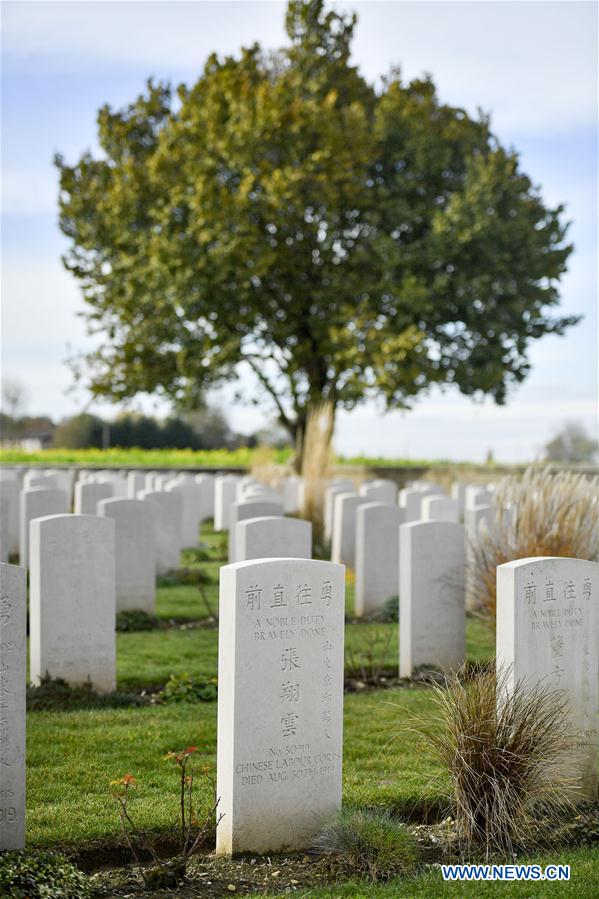 FRANCE-NOYELLES-SUR-MER-WWI-CHINESE WORKERS-CEMETERY