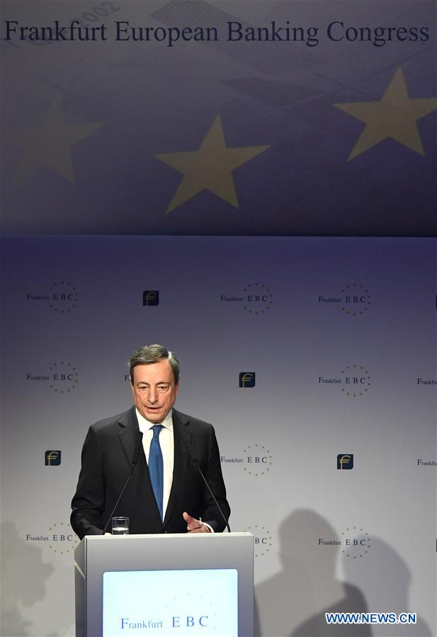 GERMANY-FRANKFURT-EUROPEAN BANKING CONGRESS-ECB-PRESIDENT