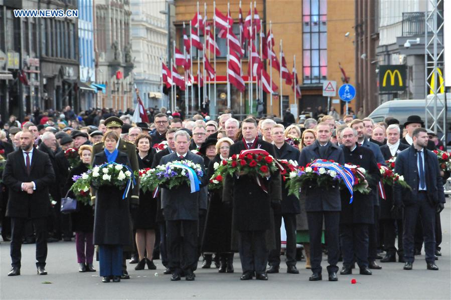 LATVIA-RIGA-INDEPENDENCE-100TH ANNIVERSARY-CELEBRATION