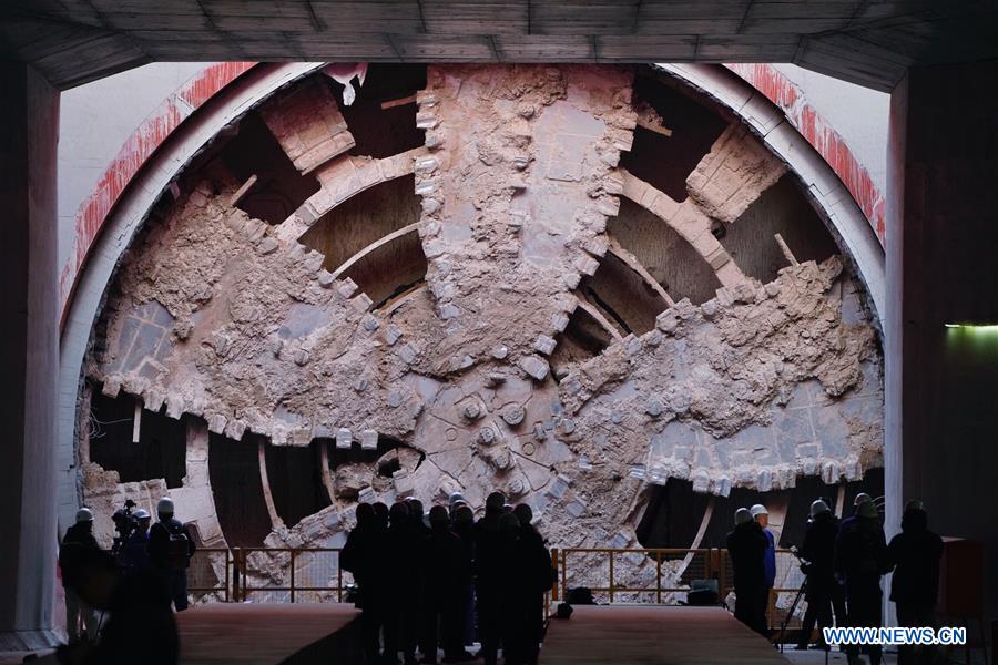 CHINA-BEIJING-QINGHUAYUAN TUNNEL-COMPLETION (CN)