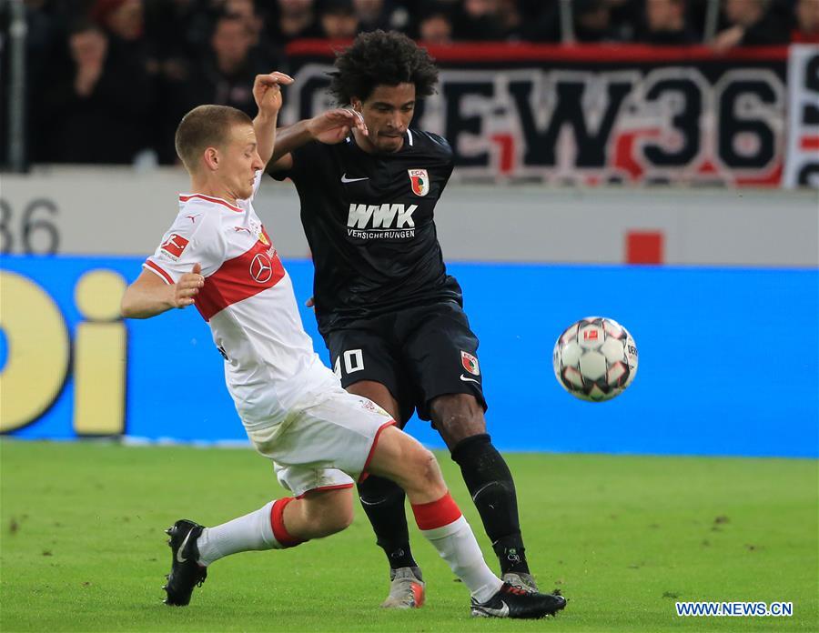 (SP)GERMANY-STUTTGART-SOCCER-BUNDESLIGA-AUGSBURG VS STUTTGART