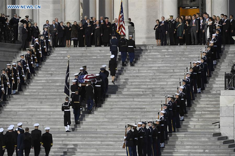 U.S.-WASHINGTON D.C.-GEORGE H.W. BUSH-LYING IN STATE