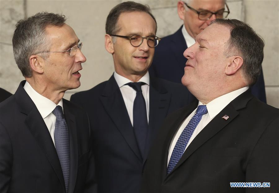 In pics NATO foreign ministers' meeting in Brussels Xinhua English