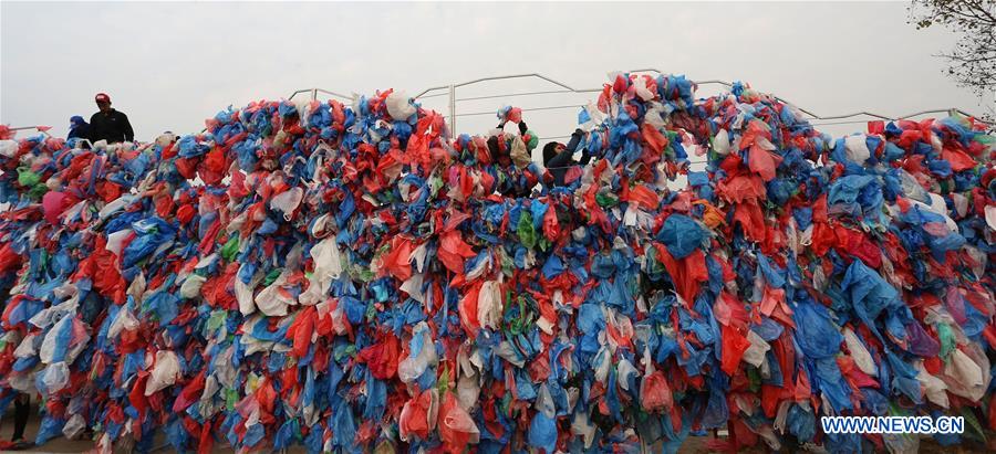 NEPAL-KATHMANDU-ENVIRONMENT-PLASTIC BAGS-RECORD