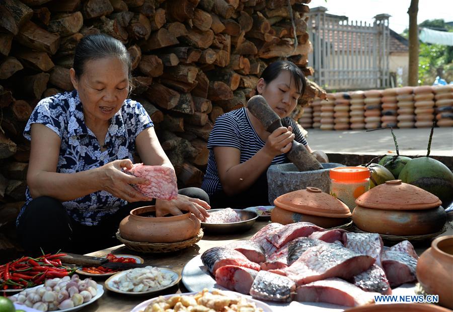 VIETNAM-HA NAM-TRADITIONAL BRAISED FISH