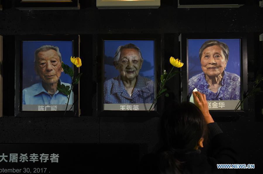 CHINA-LATE NANJING MASSACRE SURVIVOR-COMMEMORATION ACTIVITY (CN)