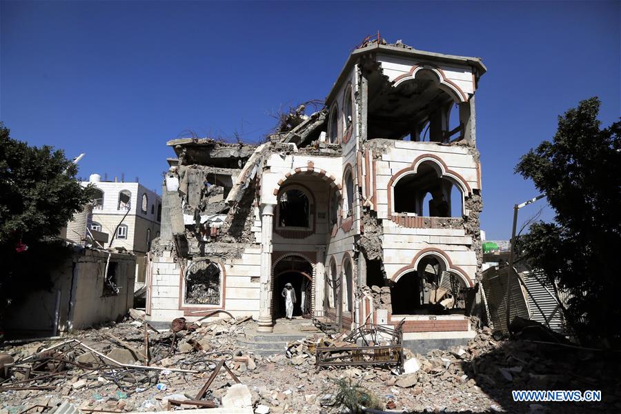 YEMEN-SANAA-WAR-DESTRUCTION