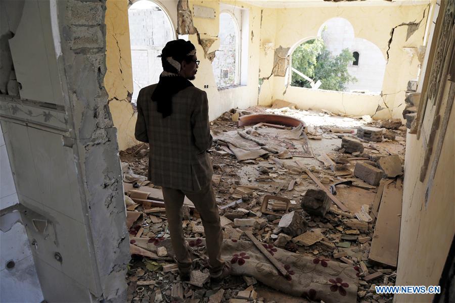 YEMEN-SANAA-WAR-DESTRUCTION