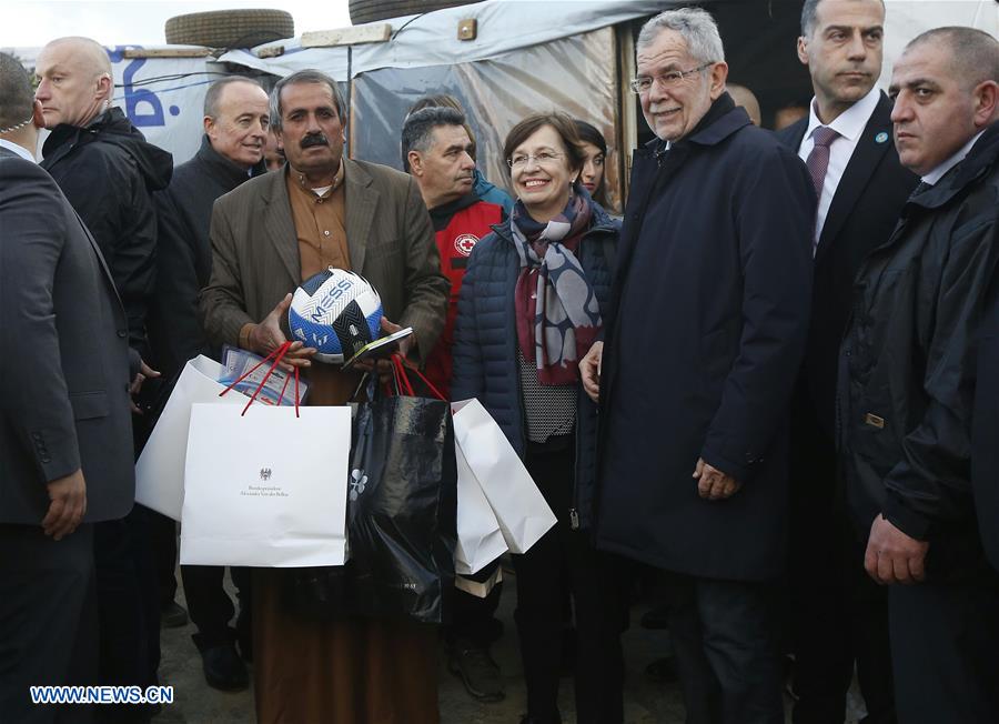 LEBANON-BAALBEK-REFUGEE CAMP-AUSTRIAN PRESIDENT-VISIT