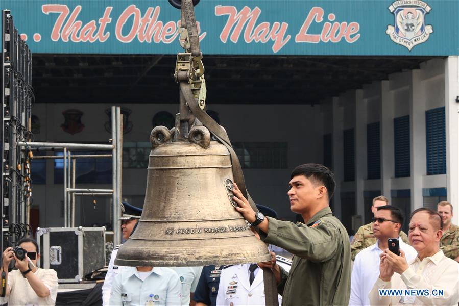 PHILIPPINES-MANILA-U.S.-CHURCH BELLS-RETURN