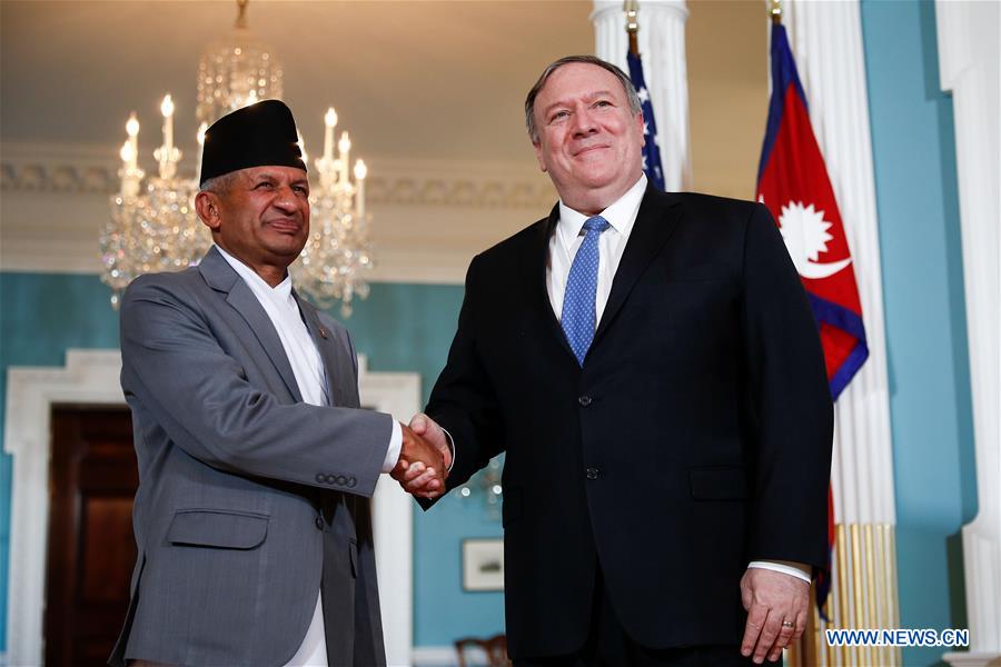 U.S.-WASHINGTON D.C.-POMPEO-NEPAL-FM-MEETING