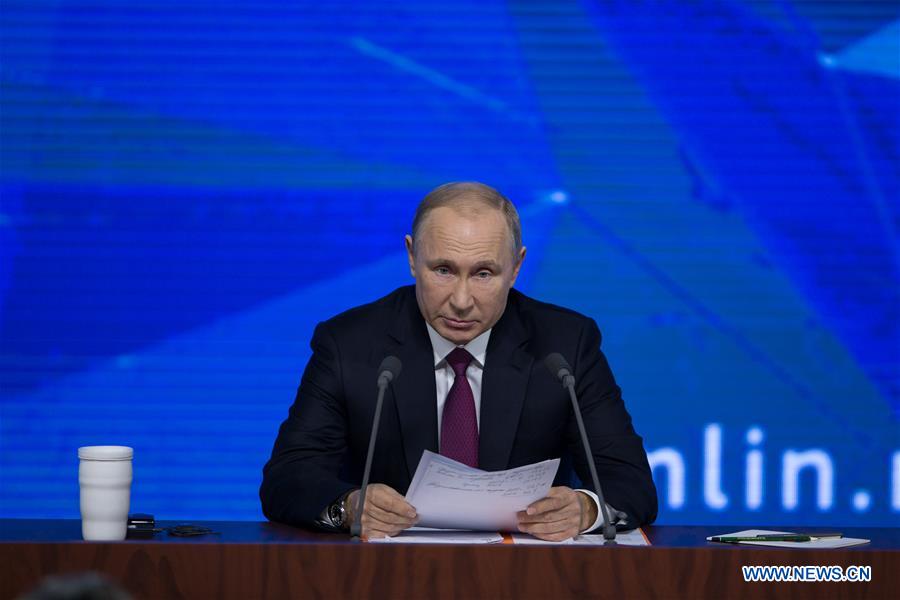 RUSSIA-MOSCOW-PUTIN-PRESS CONFERENCE